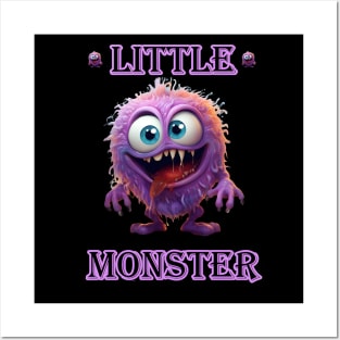 Little Furry Monster Posters and Art